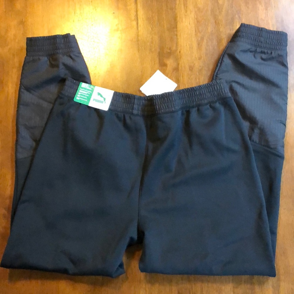 NWOT Puma black multi fabric flex skinny joggers! - Picture 3 of 8